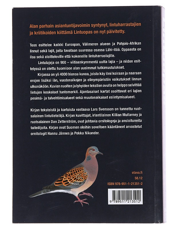 Lintuopas : Euroopan ja Välimeren alueen linnut - Svensson, Lars - Tietokirjat ja oppaat - 10105473434 - 1