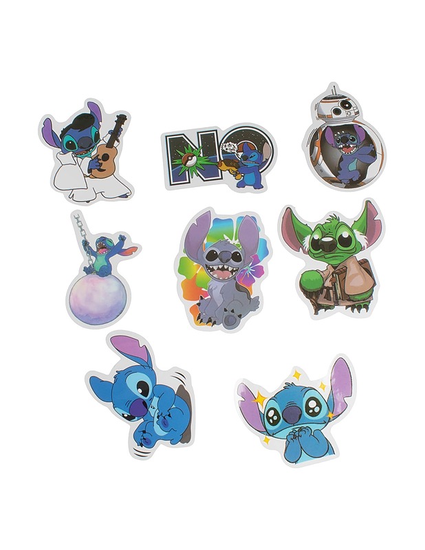 Muotoonleikattuja Stitch tarroja 8kpl/pss - Askartelu - 10105473472 - 1