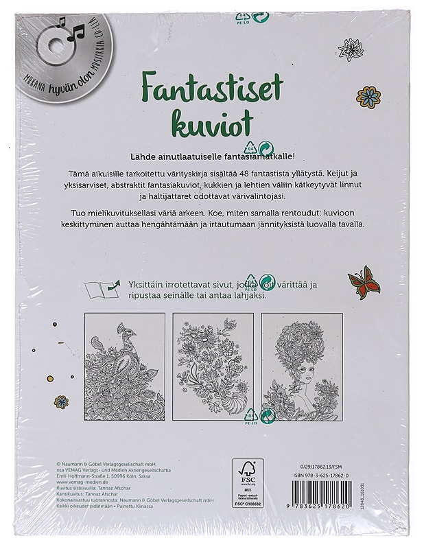 Fantastiset kuviot: Väritä ja rentoudu - Harrastekirjat - 10105473478 - 1