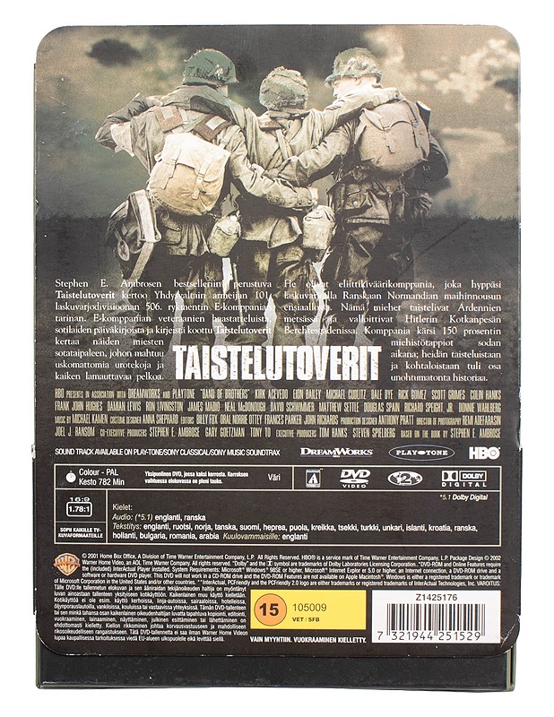 Band Of Brothers - DVD - DVD-elokuvat - 10105473480 - 1