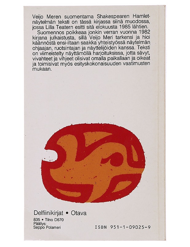 Hamlet : Tanskan prinssi - Shakespeare, William - Romaanit ja novellit - 10105473494 - 1