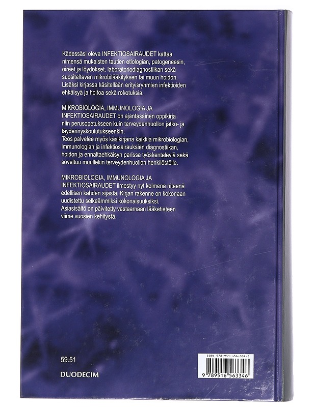 Mikrobiologia, immunologia ja infektiosairaudet. Kirja 3, Infektiosairaudet - Hedman, Klaus - Tietokirjat ja oppaat - 10105473547 - 1