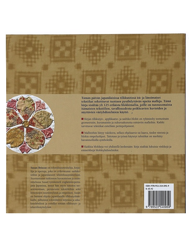 Japanilaiset tilkkutyöt 1: mallit ja tekniikat - Briscoe, Susan - Käsityökirjat - 10105473587 - 1