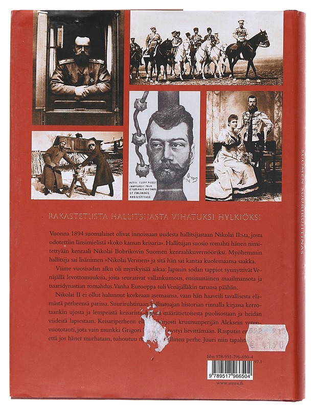Nikolai II : Suomen suuriruhtinas - Tuomi-Nikula, Jorma - Elämäkerrat ja muistelmat - 10105473683 - 1