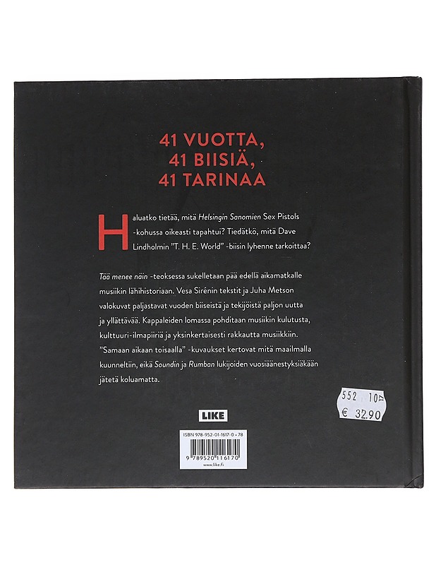 Tää menee näin : vuoden biisit 1977-2017 - Sirén, Vesa - Musiikki- ja elokuvakirjat - 10105473686 - 1