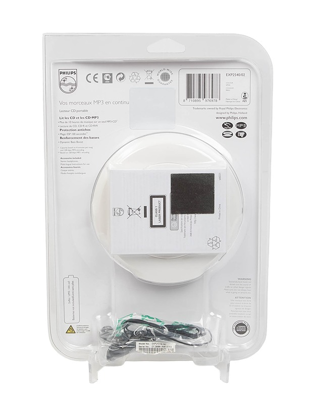 PHILIPS EXP2540 kannettava MP3-CD-soitin - Audio - 10105473706 - 1