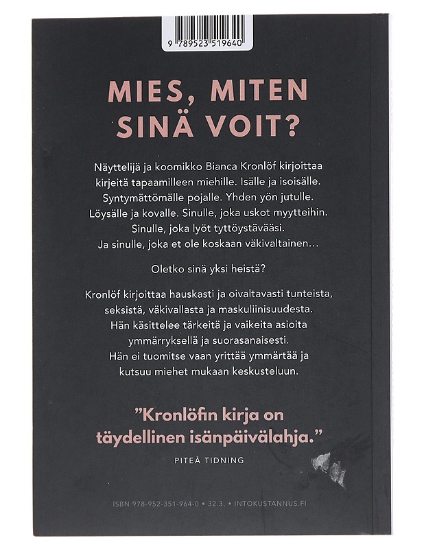 Kirjeitä miehille - Kronlöf, Bianca - Hyvinvointikirjat - 10105473703 - 1