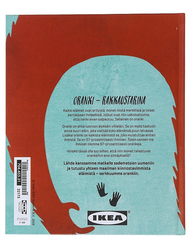 Rakkaat orangit - Stefan Casta & Anna Viktorsson - Lastenkirjat - 10105473721 - 1