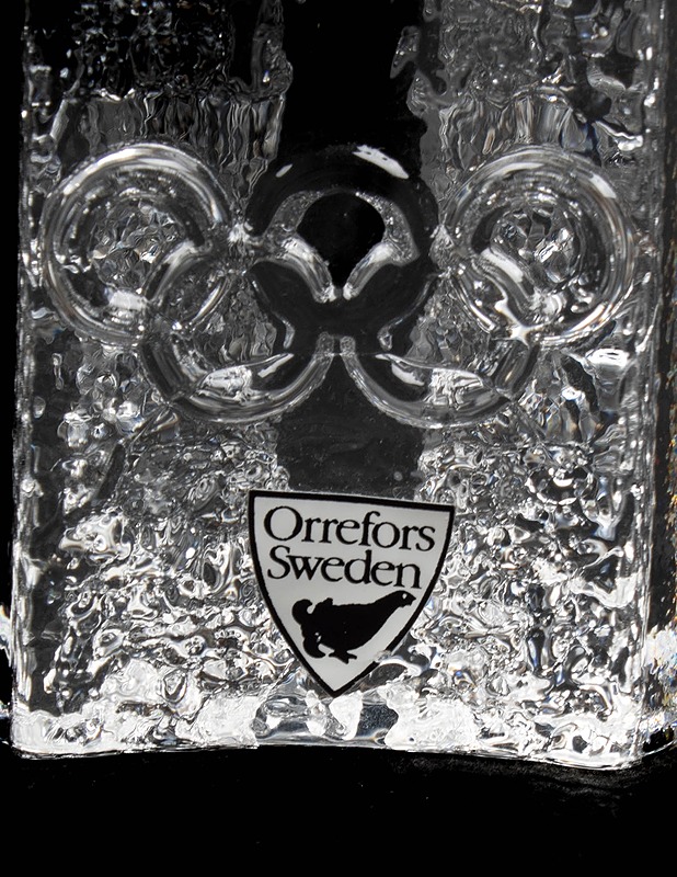 ORREFORS Olympiasoihtu 1984 kynttilänjalka - Kynttilänjalat - 10105473757 - 2