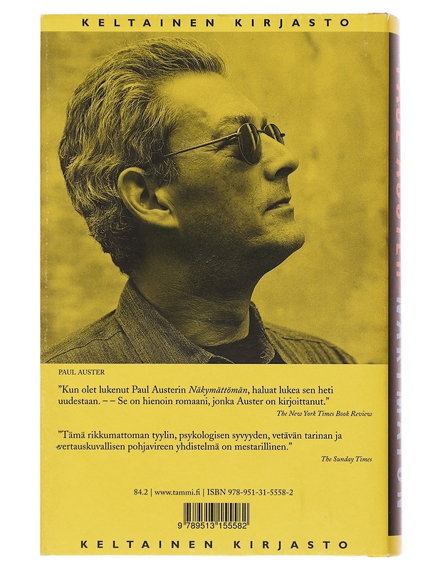Näkymätön - Auster, Paul - Romaanit ja novellit - 10105473762 - 1