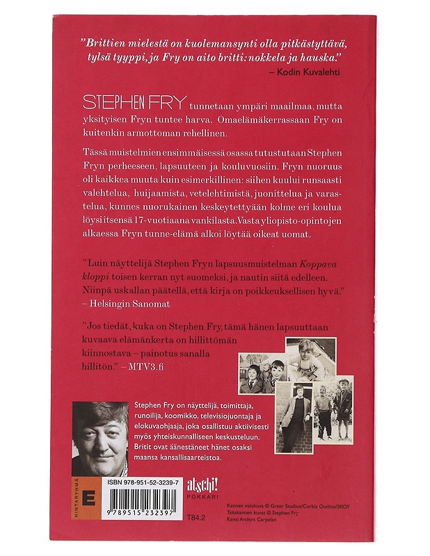 Koppava kloppi - Fry, Stephen - Elämäkerrat ja muistelmat - 10105473765 - 1