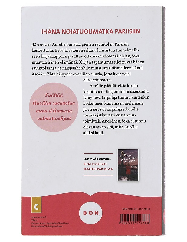 Rakkausromaanin resepti - Barreau, Nicolas - Romaanit ja novellit - 10105473770 - 1