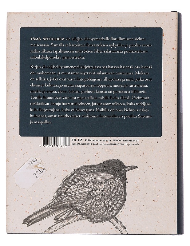 Rakkaudesta lintuihin : lintuharrastajien antologia - Andersson, Göran - Tietokirjat ja oppaat - 10105473782 - 1