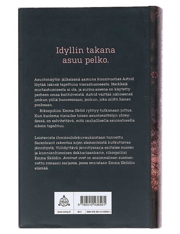 Avoimet ovet - Sarenbrant, Sofie - Jännitys ja dekkarit - 10105473788 - 1