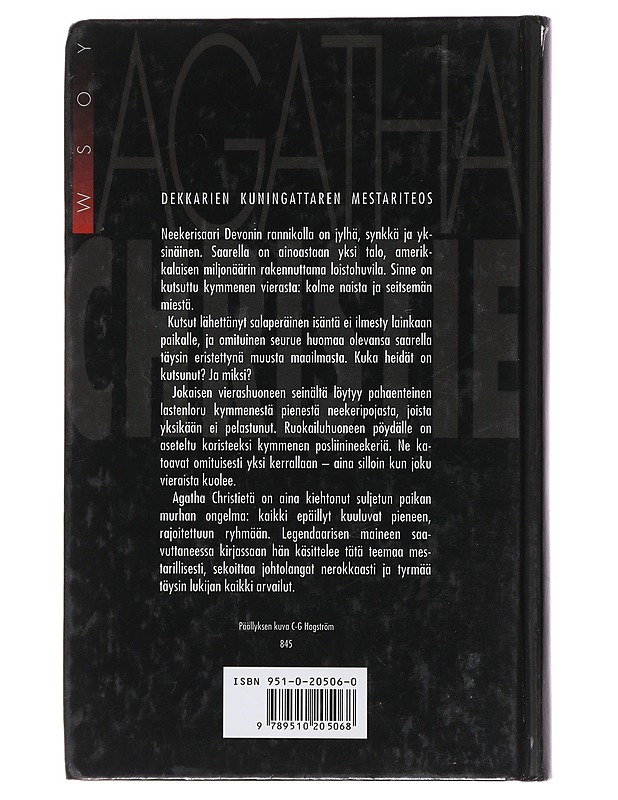 Kymmenen pientä neekeripoikaa - Christie, Agatha - Jännitys ja dekkarit - 10105473815 - 1