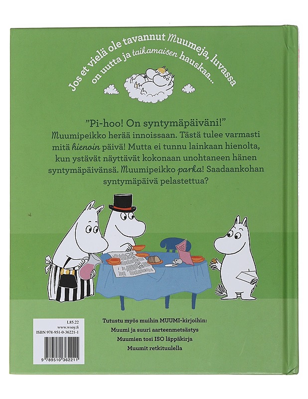 Muumin syntymäpäivänappi - Tove Jansson - Lastenkirjat - 10105473834 - 1