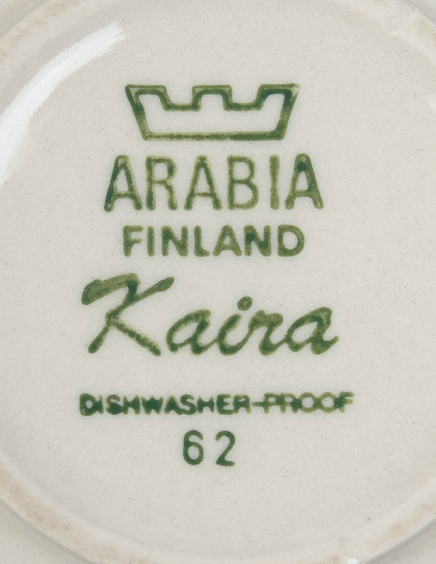 ARABIA Kaira kahvikuppi ja aluslautanen, 6 settiä - Designsuosikit - 10105473847 - 2