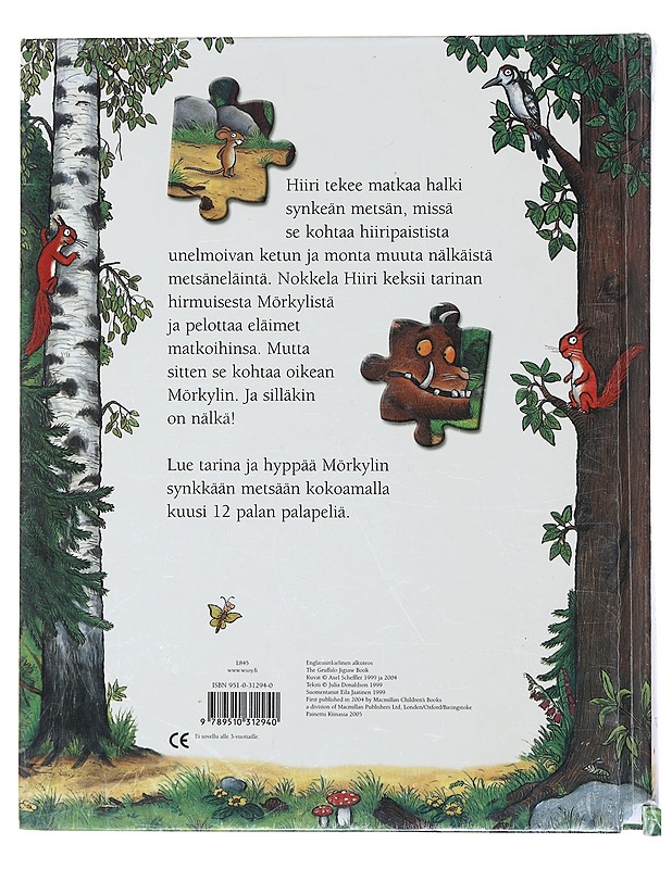 Mörkylin palapelikirja - Donaldson, Julia - Lastenkirjat - 10105473850 - 1