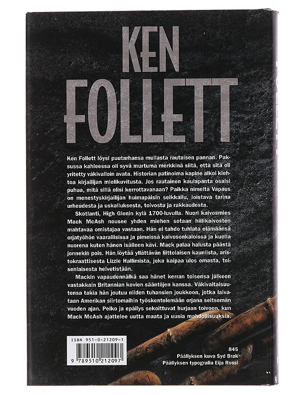 Paikka nimeltä vapaus - Follett, Ken - Historiakirjat - 10105473861 - 1