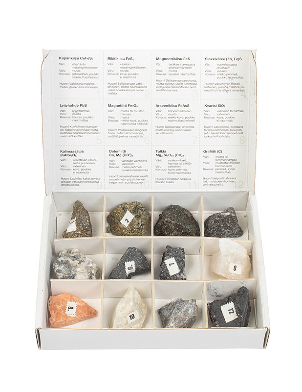 GEOLOGIAN TUTKIMUSKESKUS Etsivä löytää mineraalinäytepakkaus - Muut sisustustavarat - 10105473877 - 0