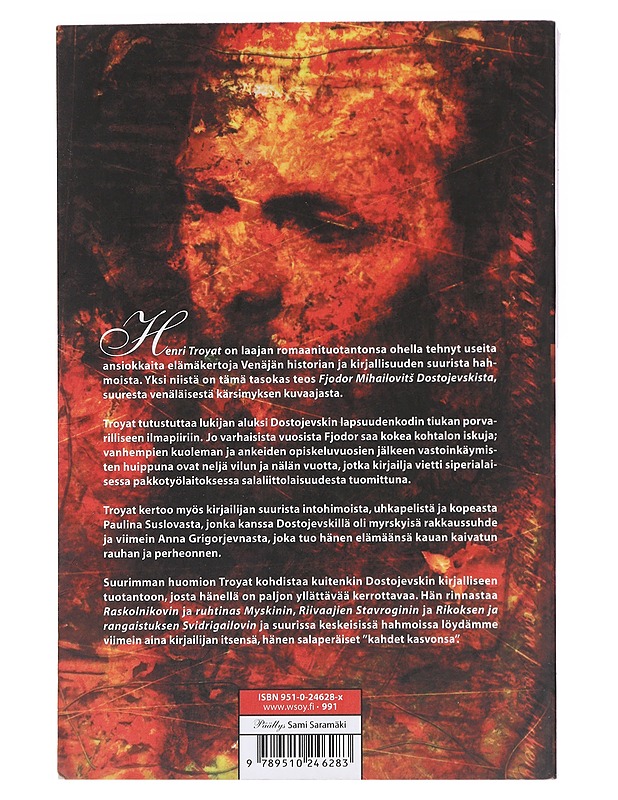 Dostojevski - Troyat, Henri - Elämäkerrat ja muistelmat - 10105473892 - 1