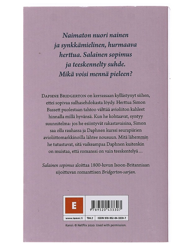 Salainen sopimus - Quinn, Julia - Romaanit ja novellit - 10105473909 - 1