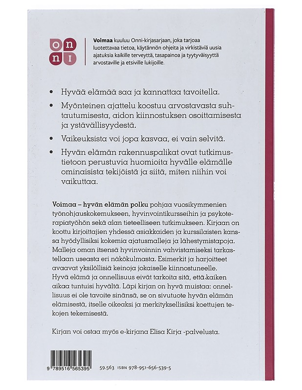 Voimaa : hyvän elämän polku - Lipponen, Kristiina - Tietokirjat ja oppaat - 10105473945 - 1