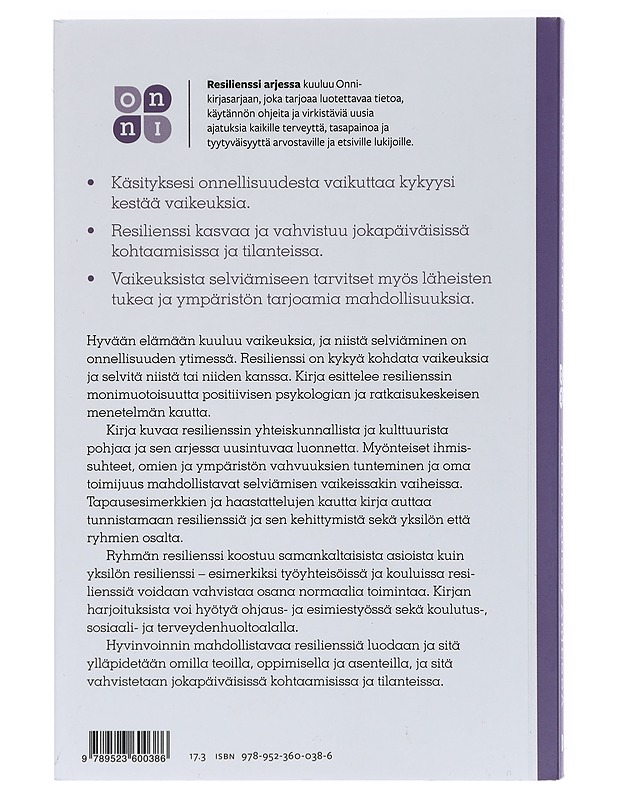 Resilienssi arjessa - Krisse Lipponen - Tietokirjat ja oppaat - 10105473950 - 1