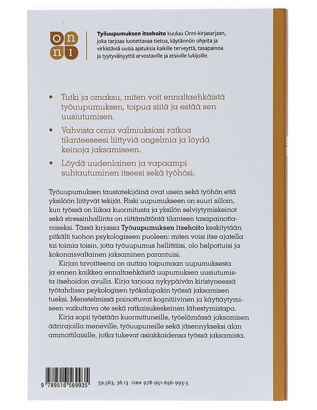 Työuupumuksen itsehoito : kuinka kierrän karikot - Heli Nurmi - Tietokirjat ja oppaat - 10105473957 - 1