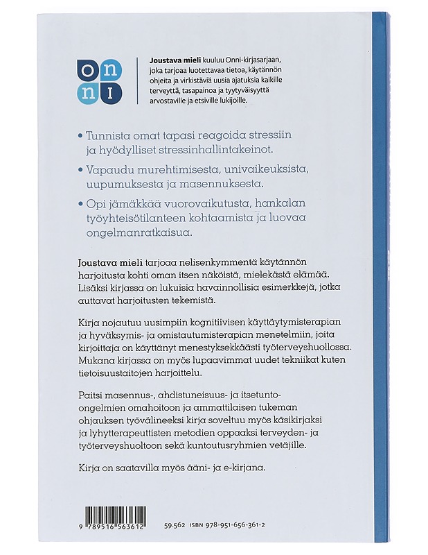 Joustava mieli : vapaudu stressin, uupumuksen ja masennuksen ylivallasta - Arto Pietikäinen - Tietokirjat ja oppaat - 10105473961 - 1