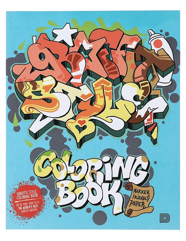 Graffiti Style Coloring Book - Harrastekirjat - 10105474045 - 0