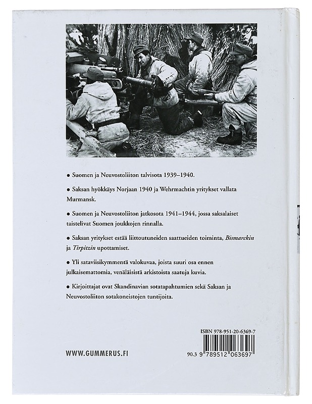 Hitlerin sota pohjoisessa : Saksan sotatoimet Norjassa, Suomessa ja Neuvostoliitossa 1940-1945 - Mann, Chris - Historiakirjat - 10105474056 - 1