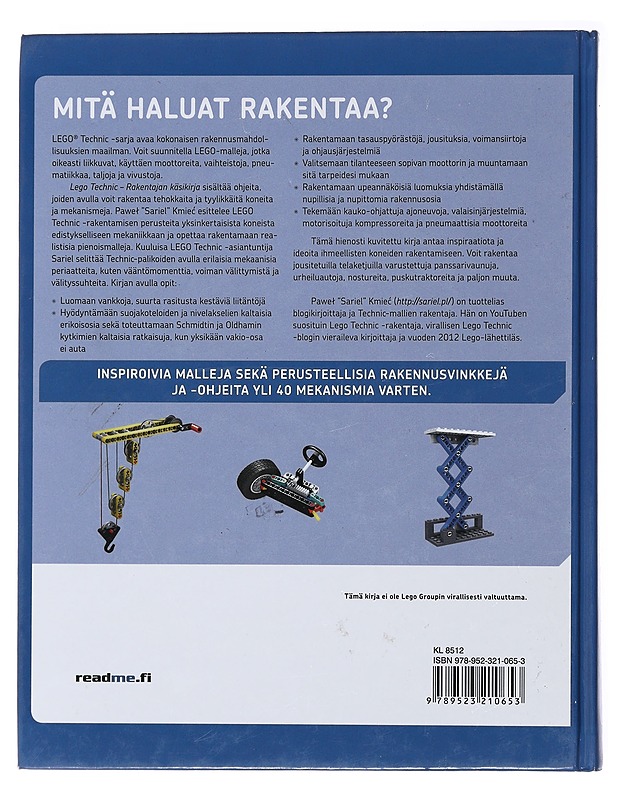 Lego Technic : rakentajan käsikirja - Kmie?, Pawel - Tietokirjat ja oppaat - 10105474060 - 1