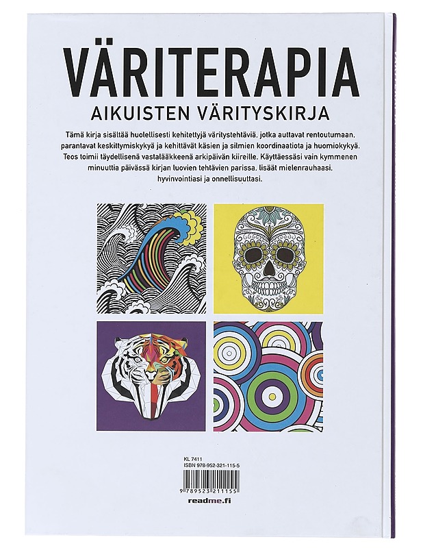 Väriterapia : taidekirja - Harrastekirjat - 10105474085 - 1