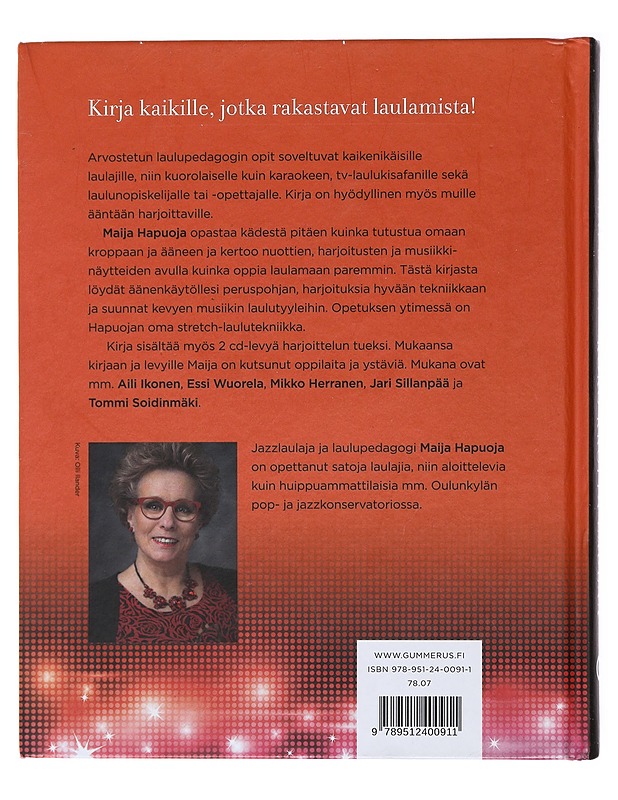 Koko kroppa laulaa : opi uusi huippuartistien tekniikka - Hapuoja, Maija - Musiikki- ja elokuvakirjat - 10105474094 - 1