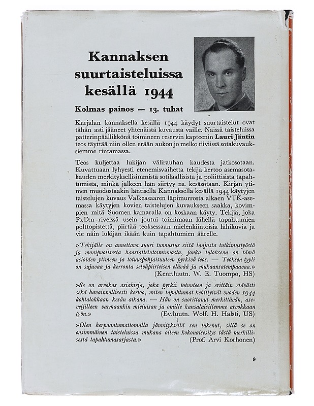 Viipurin viimeinen päivä kesällä 1944 - Lauri Jäntti - Historiakirjat - 10105474101 - 1