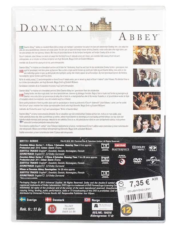 Downton Abbey Collection - DVD - DVD-elokuvat - 10105474107 - 1