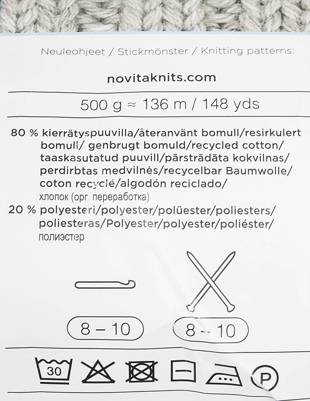 NOVITA Eco Tube ontelokude, 500 g - Käsityö - 10105474223 - 1