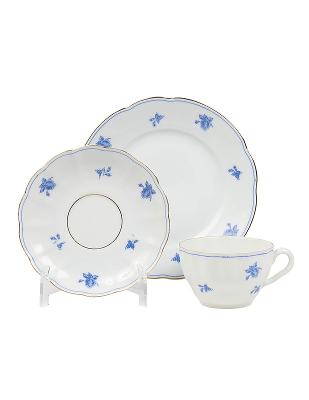 ARABIA Sininen Ruusu kahviastiasto, 39 osaa - Designsuosikit - 10105474246 - 1