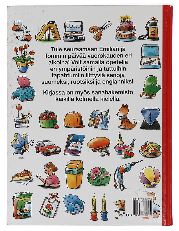 EMILIAN JA TOMMIN KUVASANAKIRJA : SUOMI, RUOTSI, ENGLANTI - DUBUISSON, VERONICA / BOISNARD, ANNETTE (KUV.) - Tietokirjat ja oppaat - 10105474322 - 1