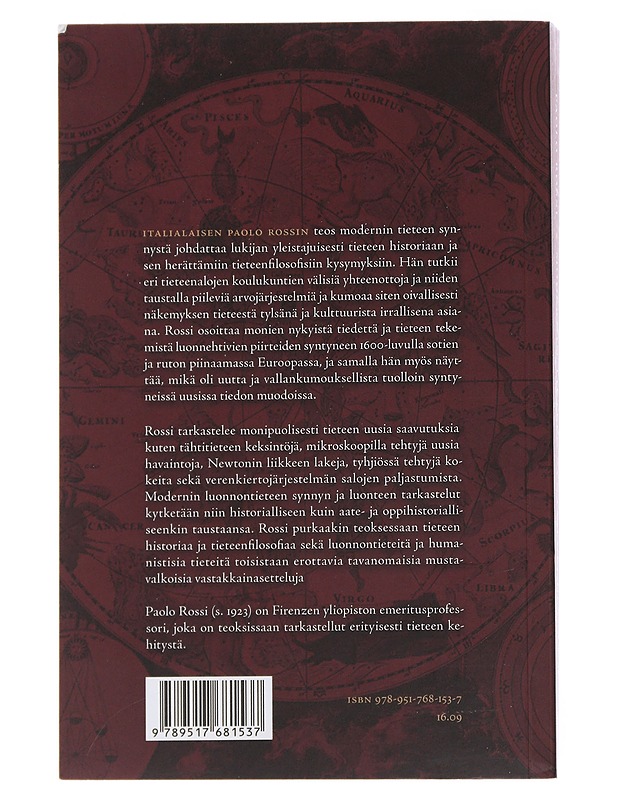 Modernin tieteen synty Euroopassa - Rossi, Paolo - Historiakirjat - 10105474338 - 1