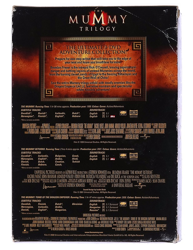 The Mummy trilogy - DVD - DVD-elokuvat - 10105474363 - 1