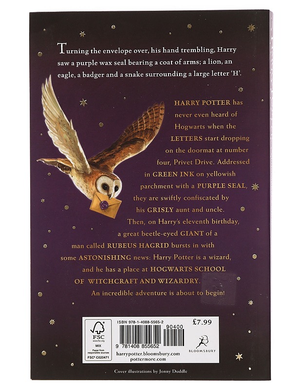 Harry Potter and the philosopher's stone - J.K. Rowling - Lastenkirjat - 10105474374 - 1