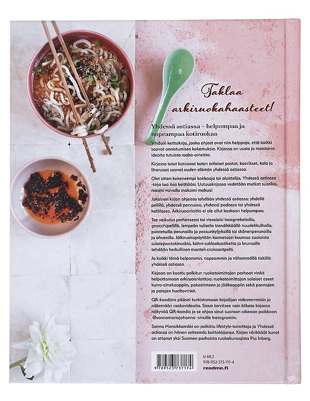 Yhdessä astiassa : Helpompaa ja nopeampaa kotiruokaa - Sanna Mansikkamäki & Pia Inberg - Ruokakirjat - 10105474379 - 1