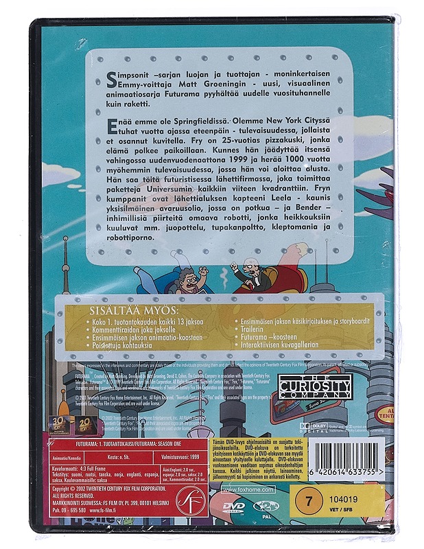 Futurama - DVD - DVD-elokuvat - 10105474429 - 1