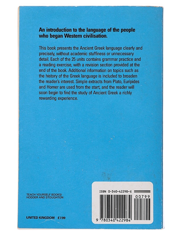 Ancient Greek - Betts, Gavin - Harrastekirjat - 10105474533 - 1