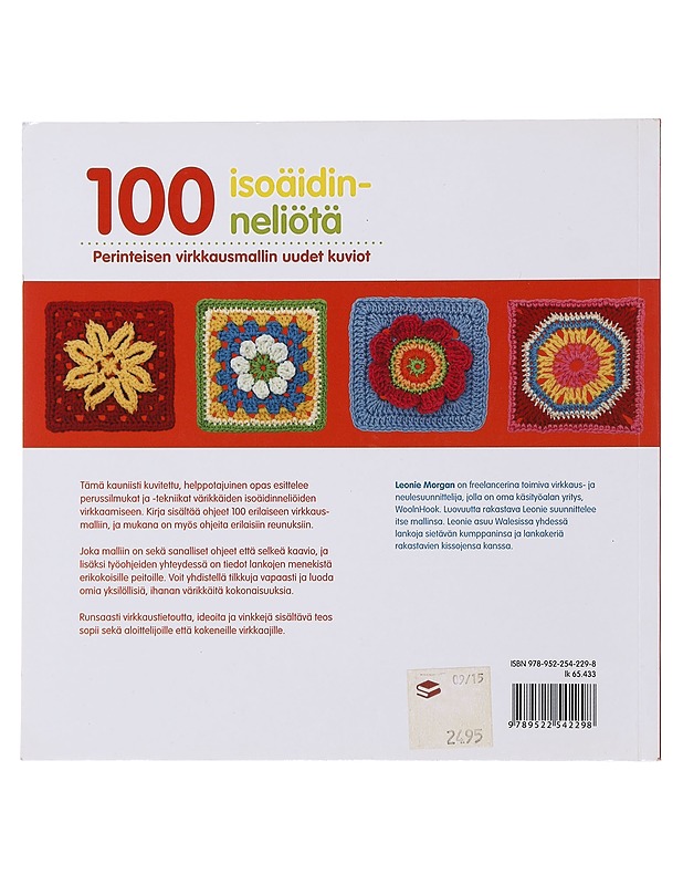 100 isoäidinneliötä : perinteisen virkkausmallin uudet kuviot - Morgan, Leonie - Käsityökirjat - 10105474543 - 1