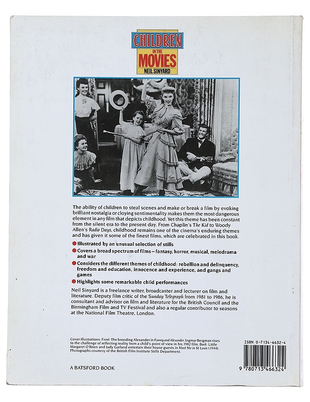Children in the movies - Neil Sinyard - Musiikki- ja elokuvakirjat - 10105474554 - 1