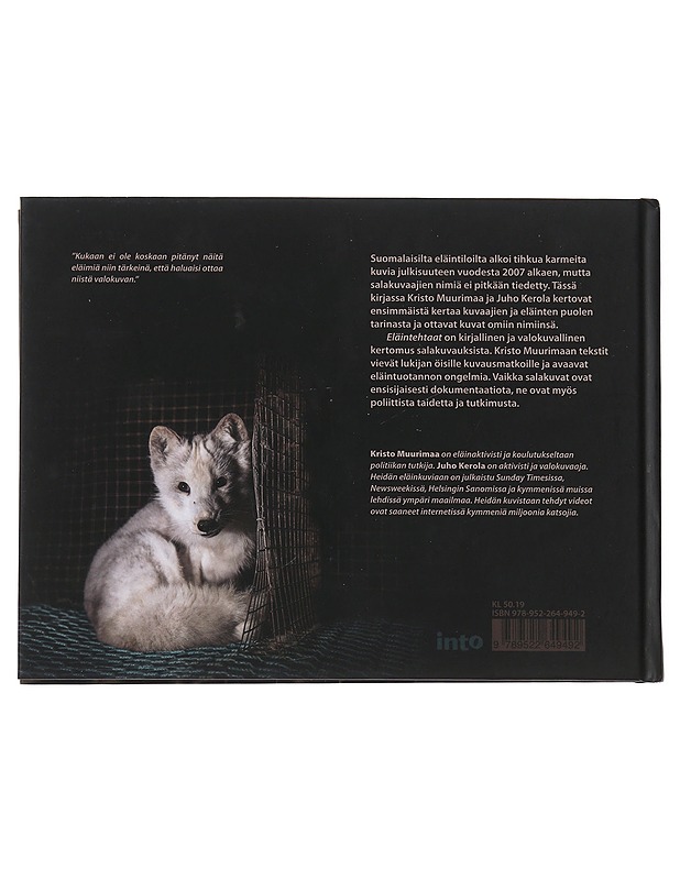 Eläintehtaat : suomalaisten salakuvausten tarina - Muurimaa, Kristo - Tietokirjat ja oppaat - 10105474561 - 1