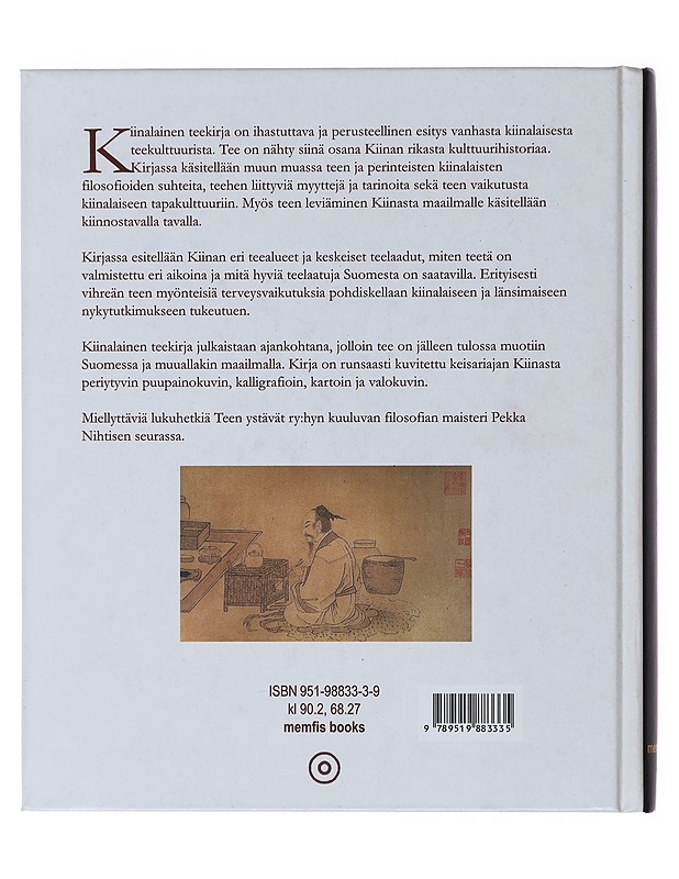 Kiinalainen teekirja - Nihtinen, Pekka - Historiakirjat - 10105474569 - 1